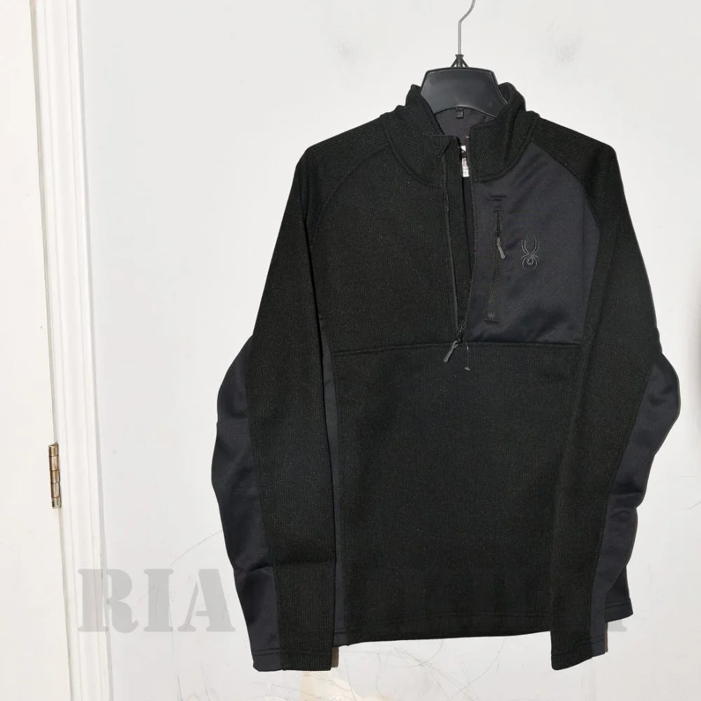 Men’s Gait Half Zip Black  Jacket   Spyder - Picture 8 of 11